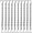 Black, variant on 10 Pack 9.5 Inch Black Hanging Chains, Garden Plant Hangers for Hanging Bird Feeders, Billboards, Chalkboards, Basket, Planters, Lanterns, Wind Chimes and Decorative Ornaments Etc.