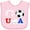 AD-Pink, variant on Inktastic Go, USA- Soccer, Football Boys or Girls Baby Bib
