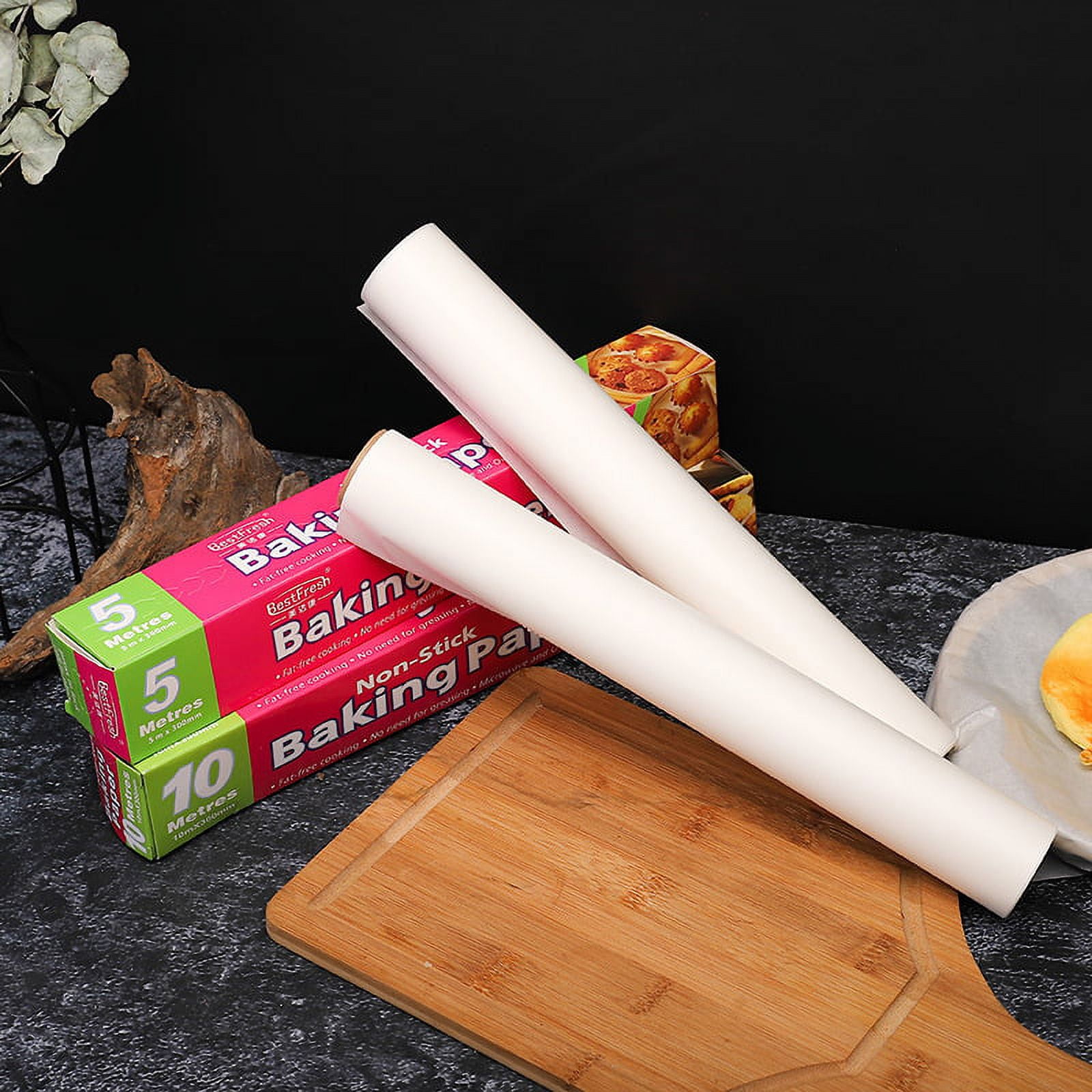 Parchment Paper for Baking, Non-stick Parchment Paper Roll, High  Temperature Resistant, Waterproof and Greaseproof Baking Paper For Bread,  Cookies, Heat Press, Pans, Oven, Air Fry 