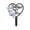 C003- Style C, variant on Garden Decorations Outdoor Memorial Day Decorations Easter Grave Cemetery Flowers for Grave Metal Yard Stake