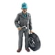 thumbnail image 4 of Figura modelo de personas pequeñas, juguete para juego de imitación, coleccionables, diseño de paisaje, ornamento en miniatura, artesanía pintada a Reparador, 4 of 9