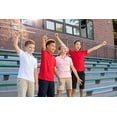 thumbnail image 6 of French Toast Girls School Uniform Short Sleeve Picot Collar Interlock Polo Shirt, 6 of 8