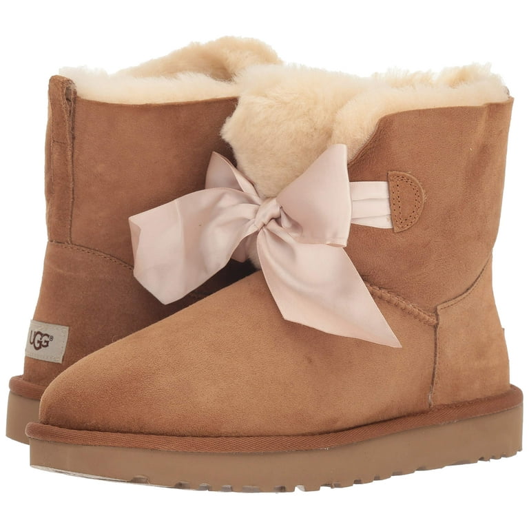 Ugg women's w gita bow mini fashion boot discount