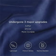 thumbnail image 5 of Ciana Satin Pillowcase for Hair and Skin Queen - Satin Silk Pillowcase Cover Set of 2 Luxurious and Silky Pillow Covers with Envelope Closure - Navy, 5 of 5