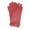 Cranberry, variant on Womens Gaby Faux Suede Touch Screen Gloves