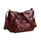 thumbnail image 4 of Bolso de hombro elegante para mujer perfecl bolso cruzado de piel sintética suave rojo, 4 of 8