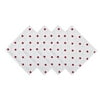 DII 18x18" Printed Polka Dot Cotton Napkin, Pack of 4, Perfect for Dining Room, Holiday Parties, and Everyday Use - White Base Red Dots