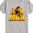 thumbnail image 3 of Marvel Iron Man - Stacked Name - Toddler And Youth Short Sleeve Graphic T-Shirt, 3 of 5