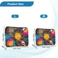 thumbnail image 4 of FORMRS 15-15.6 inch Laptop Sleeve Case Soft Carrying Quilted Computer Bag Cover, Futuristic Circles, 4 of 7