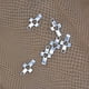 thumbnail image 3 of 100 Piezas de Plata Colgantes Cruz Golpes Resultados de Joyas para la fabricación de 18x10mm, 3 of 9