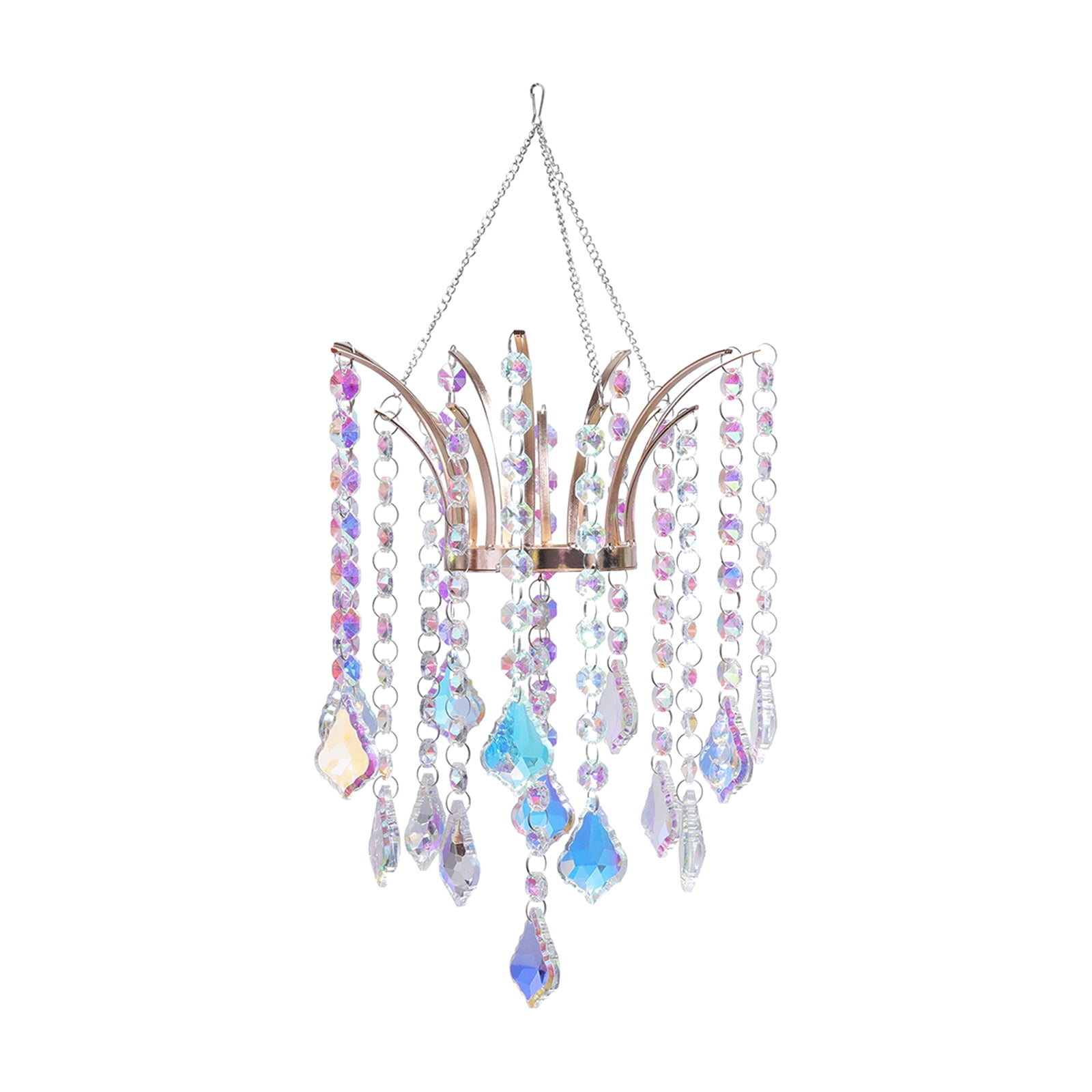 Chandelier Style Ceiling Pendant Light Shade Acrylic Crystal Ball Droplet Beads 