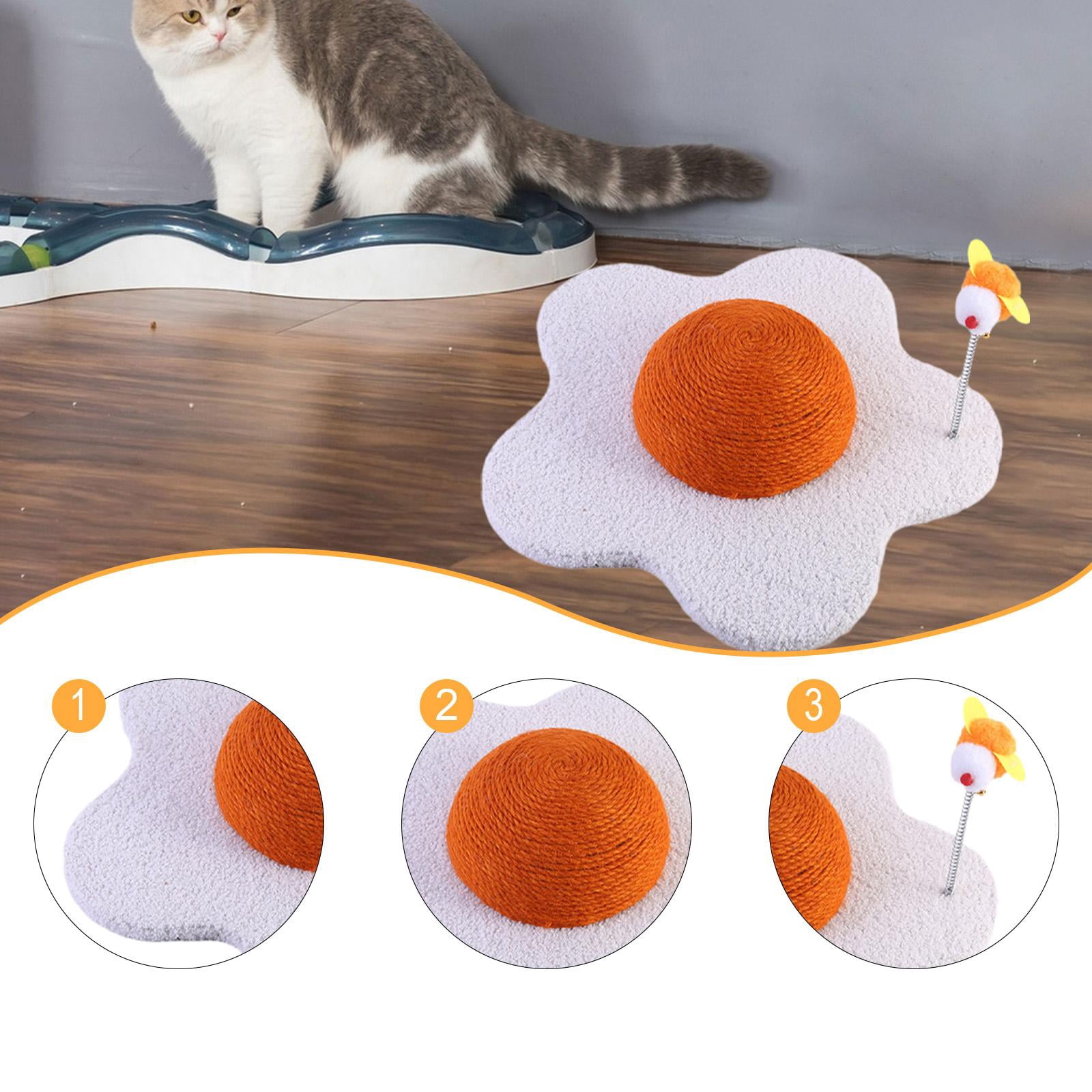 EHJRE Cat Scratching Board, Indoor Pet Toy, Scratch-Resistant, Wear-Resistant, Comfortable, Interactive Kitten Toy, Cat Scratching Board 28cm