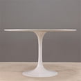 thumbnail image 2 of Lippa Round MDF Top Metal Base 48 Inch Dining Table, 2 of 5