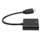 thumbnail image 1 of Adaptador VGA, Cable Convertidor De Protección De Carcasa Portátil Multifunción Para Computadora Portátil Para Proyector De Monitor Para Computadora YLSHRF Negro, 1 of 8