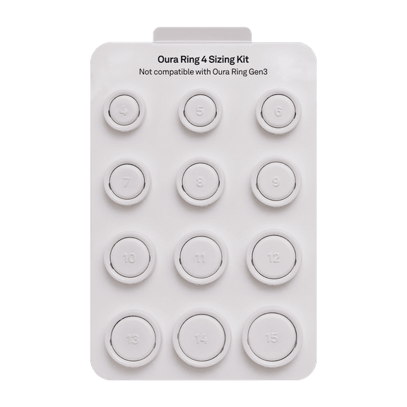 Oura Ring 4 Sizing Kit, Size Before You Buy & Receive Credit for Purchase