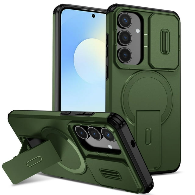 Funda GANGXUN para Samsung Galaxy S25 FE – Magnética Antigolpes con Soporte y Protección Doble