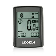 Lixada Multifonctionnel 2-en-1 Sans Fil LCD Vélo Vélo Ordinateur Vitesse Cadence Résistant À L'eau