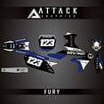 thumbnail image 3 of Attack Graphics Custom Fury Complete Bike Restyle Graphics Kit Compatible with Cycra Powerflow Body Kit for Yamaha YZ250FX 2023, 3 of 4