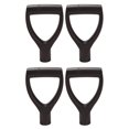 thumbnail image 1 of 4Pcs D Grip Hand Shovel Handle for Digging Scoop Back Saver Replacement Raking Gardening Tool Snow Removal Garden Tools,1 x sliding plastic handle,black, 1 of 8