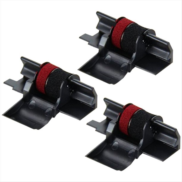 3 Cintas de Impresora con Rodillo de Tinta para Calculadora HR18 IR40T para P23DHV-G para CX5322DP para CX123