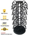 thumbnail image 7 of K Cups Holder,K Cup Carousel, Coffee Pods Storage Organizer Stand,Comes All in One Piece,No Assembly Required,1 Count,Black (Capacity of 40 Pods, Black) C43, 7 of 7