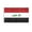 3x5 ft Polyester Flag, variant on AGAS Iraq Car Flag 12x16 inch Polyester Fabric Double Stitched 17 Inch White Plastic Flexible Pole High Visibility Iraqi National Car Flag