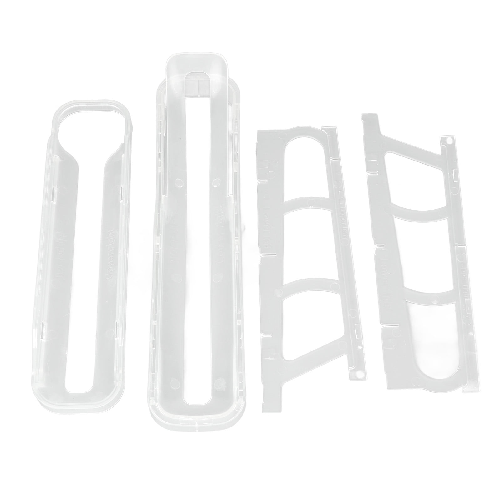 Egg Dispenser For Refrigerator Automatic Rolling Egg Holder For Fridge - 4 Tier Space Saving Egg Organizer Holds 30 Eggs (White) 4 Tier Egg Storage