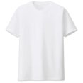 thumbnail image 1 of Camiseta de manga corta para parejas, camiseta de capa base de color sólido, camiseta blanca con tablero de purpurina de hip hop para hombres y mujeres, camiseta de ropa pura, 1 of 4