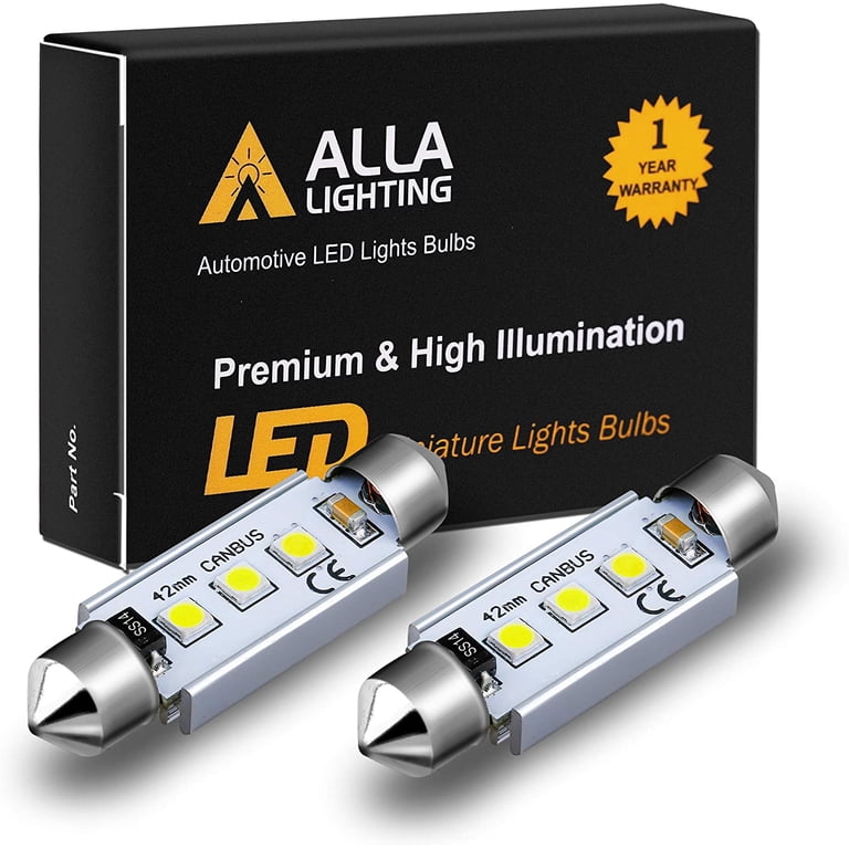 LED Light Canbus Error Free 562 1.2W White 6000K Two Bulbs Interior Step Door
