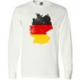 thumbnail image 3 of Inktastic German Map Flag Long Sleeve T-Shirt, 3 of 5