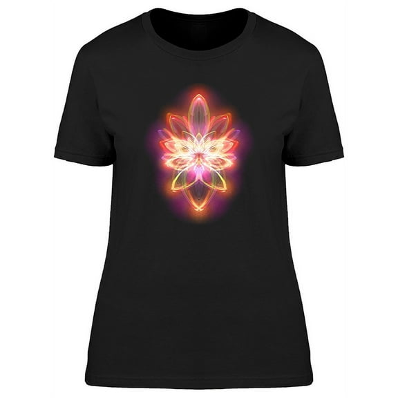 Fractal Colorful Figure Graphic Tee Women's -Image by Shutterstock