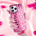 thumbnail image 2 of Velvet Caviar Compatible MagSafe Leopard Cheetah Print Case iPhone 15 Pro Max Metallic Pink Ruby, 2 of 6