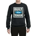 thumbnail image 2 of Wild Bobby, Ford Built Tough, Cars and Trucks, Unisex Crewneck Graphic Sweatshirt, Black, Small, 2 of 4