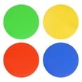 thumbnail image 1 of 4 Pcs Marqueurs de Sport Réutilisables pour Entraînement de Football Plateau Rond pour Intérieur Extérieur (Style Jaune, Rouge, Bleu, Vert), 1 of 9