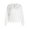 thumbnail image 2 of Scoop Women’s & Women's Plus Ultimate ScubaKnit Half Zip Sweatshirt, Sizes XS-4X, 2 of 4