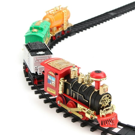 Rc Remote Control Super Fun Electric Train Set with Sounds Real Steam ...