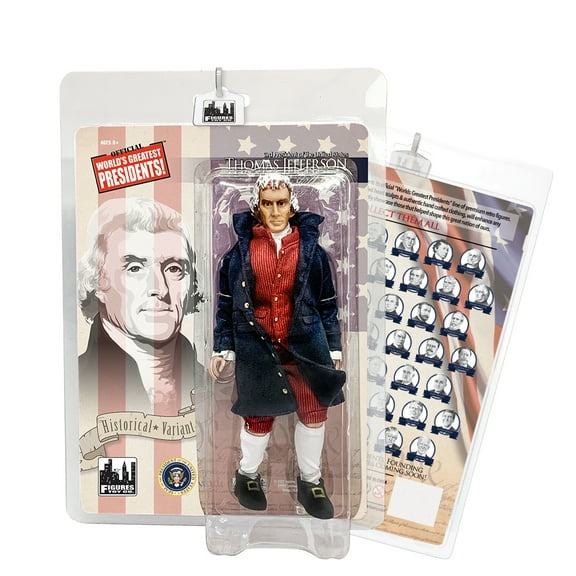 US Presidents 8 Inch Action Figures Series: Thomas Jefferson [Blue & Red Outfit Variant]