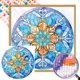 thumbnail image 1 of Diamante AB parcial Wdftyju Pintura vidrio hielo y nieve 40 * 40 CM Tamaño del lienzo 45 * 45 CM, 1 of 9