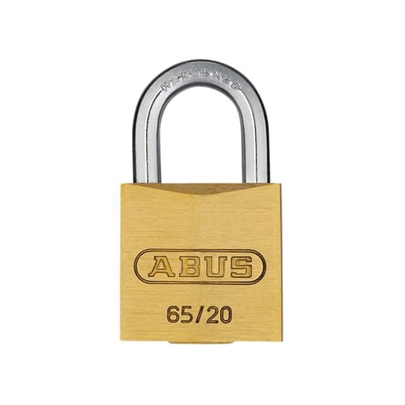 ABUS - 65/20mm Brass Padlock Keyed Alike 6204
