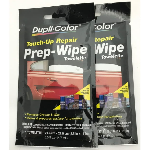 Duplicolor PW1002 PACK Touchup Repair PrepWipe Towelette