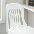thumbnail image 5 of Linon Conway 31" High Back Bar Stools, Set of 2, Classic White, 5 of 11