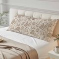 thumbnail image 4 of Khaki Fruit Body Pillow Covers 20"x54", Country Retro Floral Botanical Plant Soft Brushed Microfiber Breathable Throw Pillow Covers, Pillowcase with Zipper for Couch Sofa Bedroom Living Room, 4 of 9