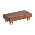 thumbnail image 1 of Pedestal de madera, expositor decorativo multifuncional, pedestal de madera 14 cm x 7 cm x 4 cm, 1 of 9