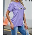 thumbnail image 3 of Sherrylily Women Three Cats Printing T-shirt Basic Short Sleeve Top, 3 of 5