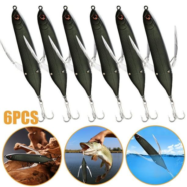 Señuelo Artificial 6 5 G Señuelos Pesca Biónicos Flotantes Aparejos (estilo D)