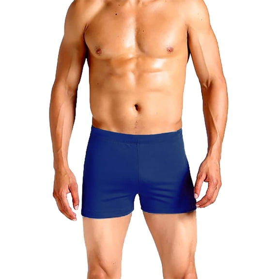 Adoretex Men's Polyester Solid Square Leg (MS002) - Navy - 30