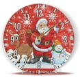 thumbnail image 5 of Dreamtimes 10in Cute Christmas Snowman Wall Clock, Non-Ticking Silent Battery Operated Wall Clock for Kids Living Room Bedroom Kitchen School Office Christmas Decor, 5 of 7
