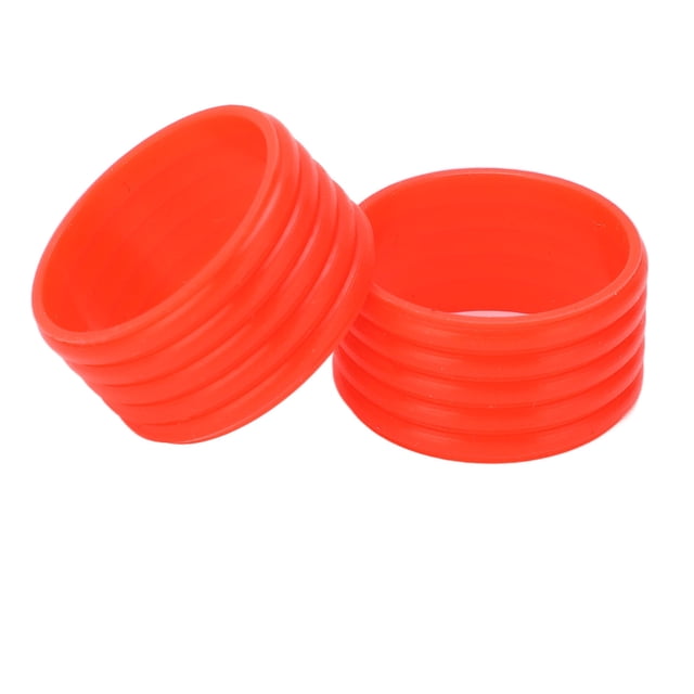 Silicone Tennis Racket Handle Sweat Absorption Overgrip Ring 2pcs Reusable Environmentally Friendly for Tennis Players