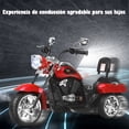 thumbnail image 4 of Moto en Estilo Chopper Costway para Niños Rojo con Música, 4 of 9
