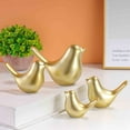 thumbnail image 6 of quanjun Gold Small Birds Statues Home Decor Modern Style Figurine Decorative,Ornaments for Shelf Bookshelf Coffee Table Home Living Room Bedroom Office Desktop Cabinets Decoration, 6 of 8